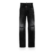 Dsquared2 Klassiska Denim Jeans Black, Herr