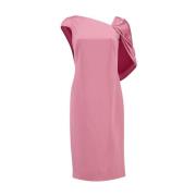 Givenchy Rosa Draperad Klänning Pink, Dam