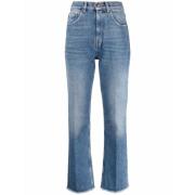 Golden Goose Bootcut-jeans med hög midja Blue, Dam