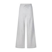 Lala Berlin Bekväma Wide Leg Sweatpants Gray, Dam