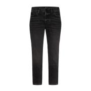 Anine Bing Klassiska Denim Jeans Black, Dam