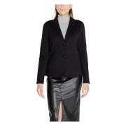 Street One Svart Lapel Blazer med Framfickor Black, Dam