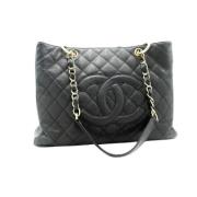 Chanel Vintage Pre-owned Laeder chanel-vskor Black, Dam