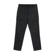 PS By Paul Smith Svarta Twillbyxor Elastisk Midja Black, Herr