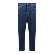 Nine In The Morning Bomull Denim Morot Passform Jeans Blue, Dam