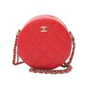 Chanel Vintage Pre-owned Laeder chanel-vskor Red, Dam