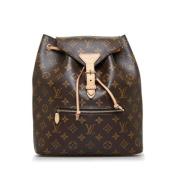 Louis Vuitton Vintage Pre-owned Canvas ryggsckar Brown, Dam