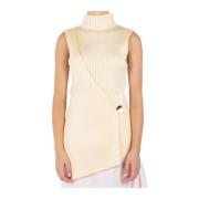 Jil Sander Dune Tröja Stiligt Italienskt Design Beige, Dam