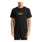 Barrow Mönstrad Angel Logo T-shirt Black, Herr