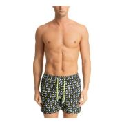 MC2 Saint Barth Abstrakta simshorts med dragsko Multicolor, Herr