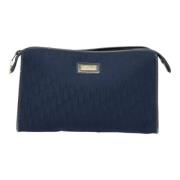 Dior Vintage Pre-owned Canvas kuvertvskor Blue, Dam