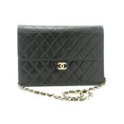 Chanel Vintage Pre-owned Laeder chanel-vskor Black, Dam