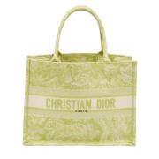 Dior Vintage Pre-owned Canvas totevskor Green, Dam