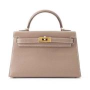 Hermès Vintage Pre-owned Laeder handvskor Gray, Dam