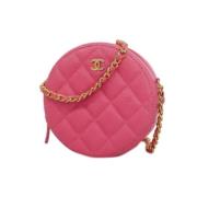 Chanel Vintage Pre-owned Laeder chanel-vskor Pink, Dam