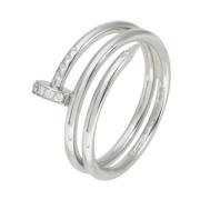 Cartier Vintage Pre-owned Vitt guld ringar Gray, Dam