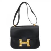 Hermès Vintage Pre-owned Laeder axelremsvskor Black, Dam