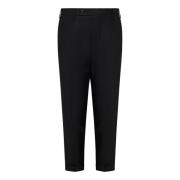 Michael Coal Svarta Ull Capri Byxor Slim Fit Black, Herr