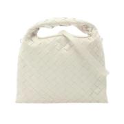 Bottega Veneta Vintage Pre-owned Tyg axelremsvskor White, Dam