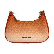 Michael Kors Orange PVC Crossbody Väska med Dragkedja Orange, Dam