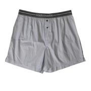 Dolce & Gabbana Randig bomullsblandade boxershorts Gray, Herr