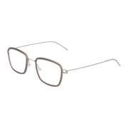 Lindbergh Titanium Fyrkantig Ram Glasögon Gray, Unisex