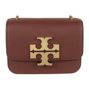 Tory Burch Omvandlingsbar axelväska i mörk cabernet Brown, Dam