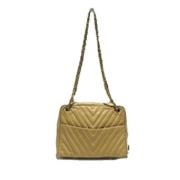 Chanel Vintage Pre-owned Laeder chanel-vskor Beige, Dam