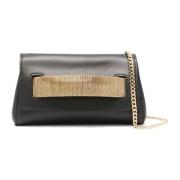 Orciani Svart Nappa Läder Clutch Väska Black, Dam