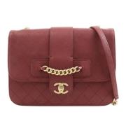 Chanel Vintage Pre-owned Laeder chanel-vskor Red, Dam