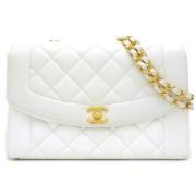 Chanel Vintage Pre-owned Laeder chanel-vskor White, Dam