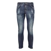 Dsquared2 Mörkblå Regular Fit Jeans Blue, Herr