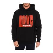 Dsquared2 Hoodies Black, Herr