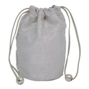 Chanel Vintage Pre-owned Canvas kuvertvskor White, Dam