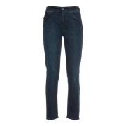 Dondup Mörkblå Slim Fit Jeans Blue, Dam