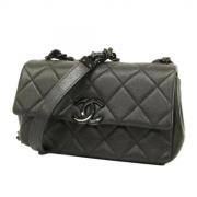 Chanel Vintage Pre-owned Laeder chanel-vskor Black, Dam