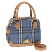 Burberry Vintage Pre-owned Laeder handvskor Blue, Dam