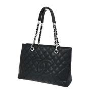 Chanel Vintage Pre-owned Laeder axelremsvskor Black, Dam