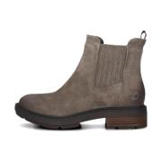 Timberland Taupe Chelsea Boots för Stiligt Höstmode Beige, Dam