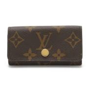 Louis Vuitton Vintage Pre-owned Canvas nyckelhllare Brown, Dam