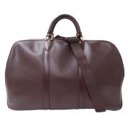 Louis Vuitton Vintage Pre-owned Laeder resvskor Brown, Dam