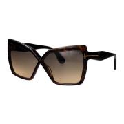 Tom Ford Stiliga solglasögon Ft1195/S Brown, Dam