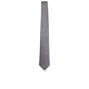 Canali Elegant Cirkel Mönster Slips Gray, Herr