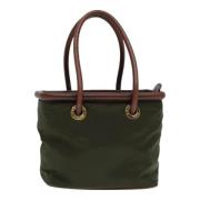 Celine Vintage Pre-owned Nylon handvskor Brown, Dam