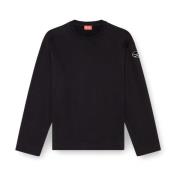 Diesel Stiliga Sweaters Kollektion Black, Herr