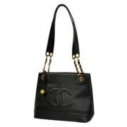 Chanel Vintage Pre-owned Laeder chanel-vskor Black, Dam