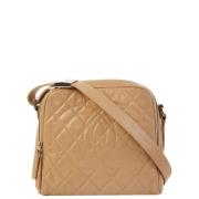 Chanel Vintage Pre-owned Laeder chanel-vskor Beige, Dam