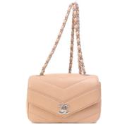 Chanel Vintage Pre-owned Laeder chanel-vskor Pink, Dam