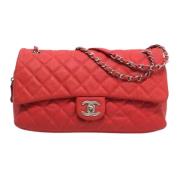 Chanel Vintage Pre-owned Laeder chanel-vskor Red, Dam