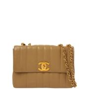 Chanel Vintage Pre-owned Tyg chanel-vskor Beige, Dam